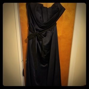 Vera Wang White bridesmaid dress (navy blue)